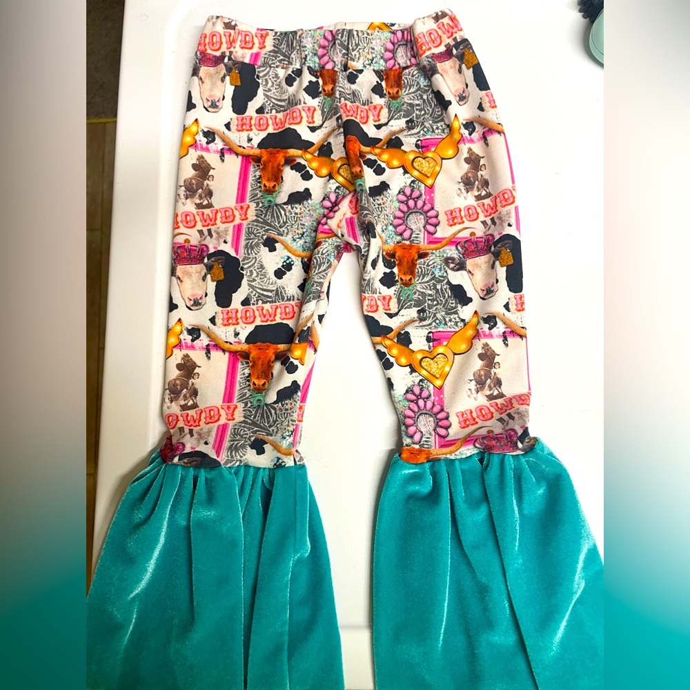 2T Western Bell bottoms